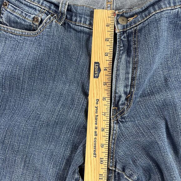 Levis 550 Relaxed Bootcut Jeans Women 16 High Rise Medium Wash Western Casual - Picture 7 of 11